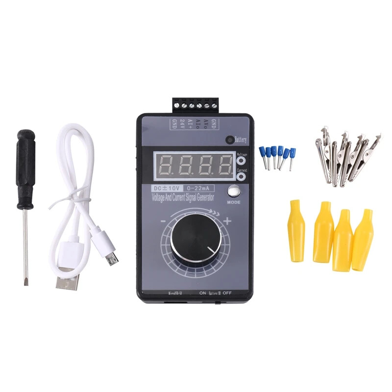Handheld Positive And Negative Voltage ±0-10V5V Current Signal Generator Process