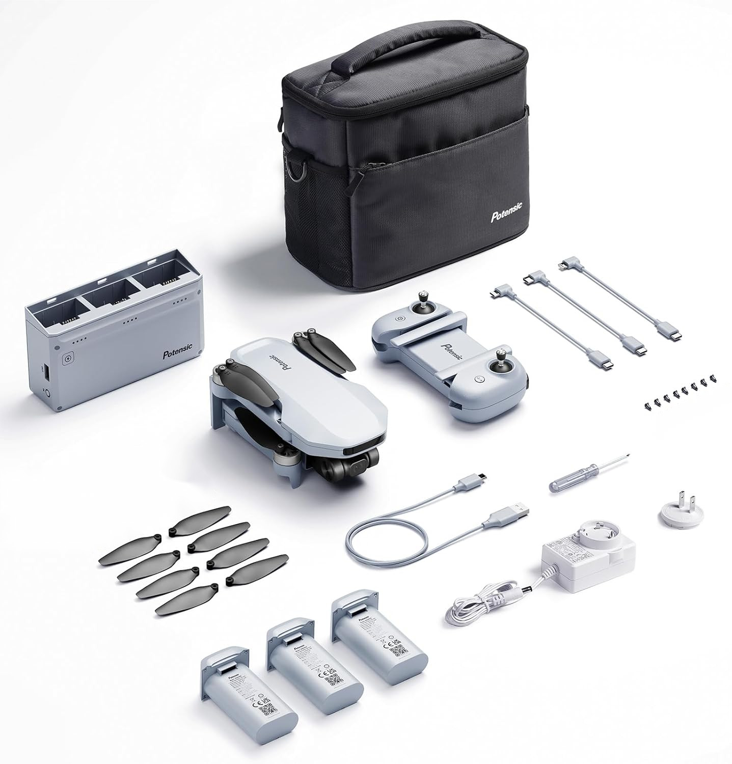 USED Potensic ATOM SE Drone with 4K Camera GPS FPV Quadcopter Under 249g Brushle