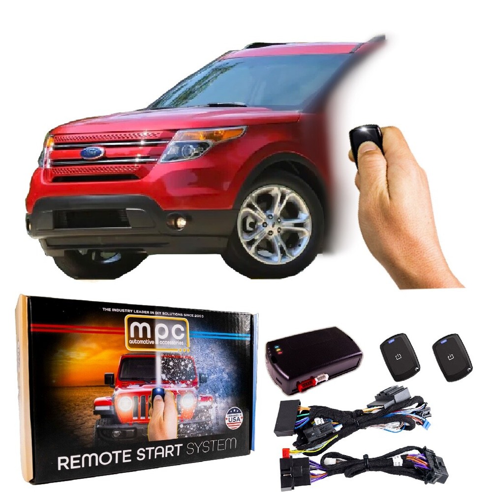 1-Button Remote Start For 2011-2015 Ford Explorer - Key-to-Start - T-Harness