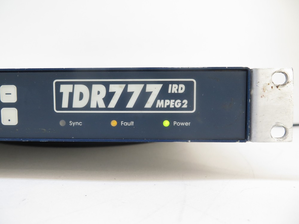 Tiernan TDR777 IRD MPEG-2 DVB Receiver Decoder 1RU Rack Mounted