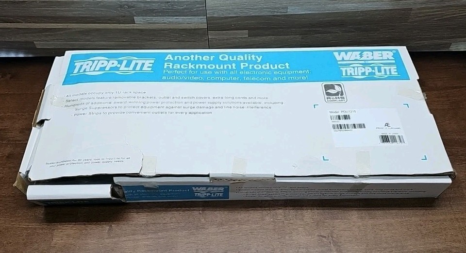 Tripp Lite PDU1215 15A 120V Power Distribution Unit 12 Outlets Rackmount OPENBOX