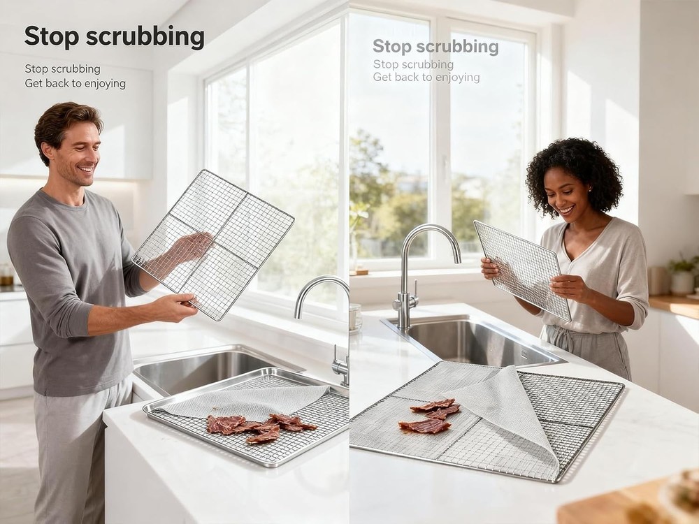 Silicone Dehydrator Mats - Save Time On Cleaning with 10-Pack Convenience