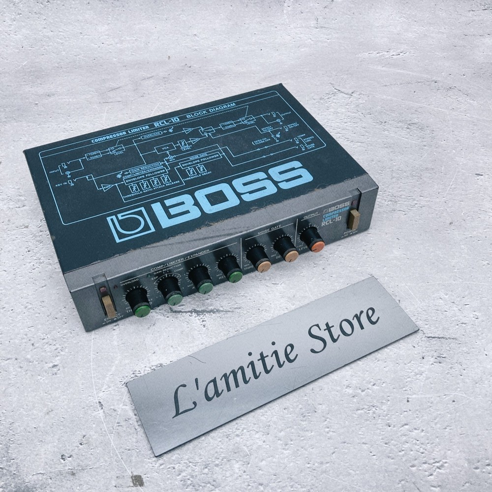 BOSS RCL-10 Micro Rack Compressor Limiter Guitar Effects Processor RCL10 Tested