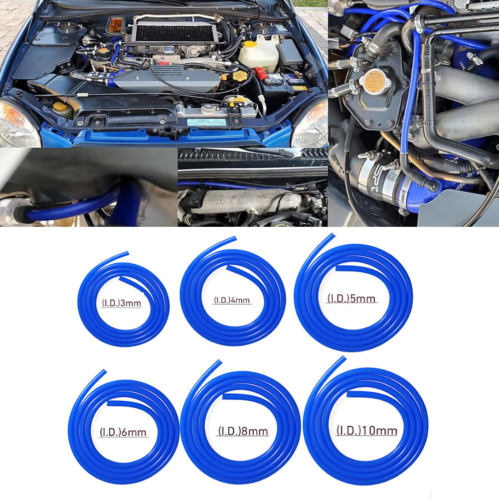 6PACK Car Vacuum Hose Automotive Silicone Vacuum Hose line Kit High Performance