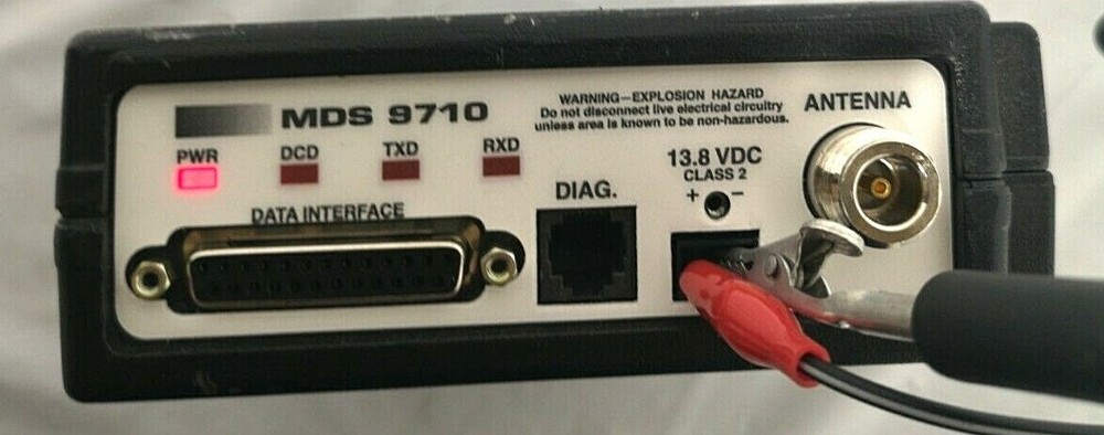 MDS 9710 HL DATA TRANSCEIVER HIGH PERFORMANCE DSP DATA TRANSCEIVER 13.8VDC