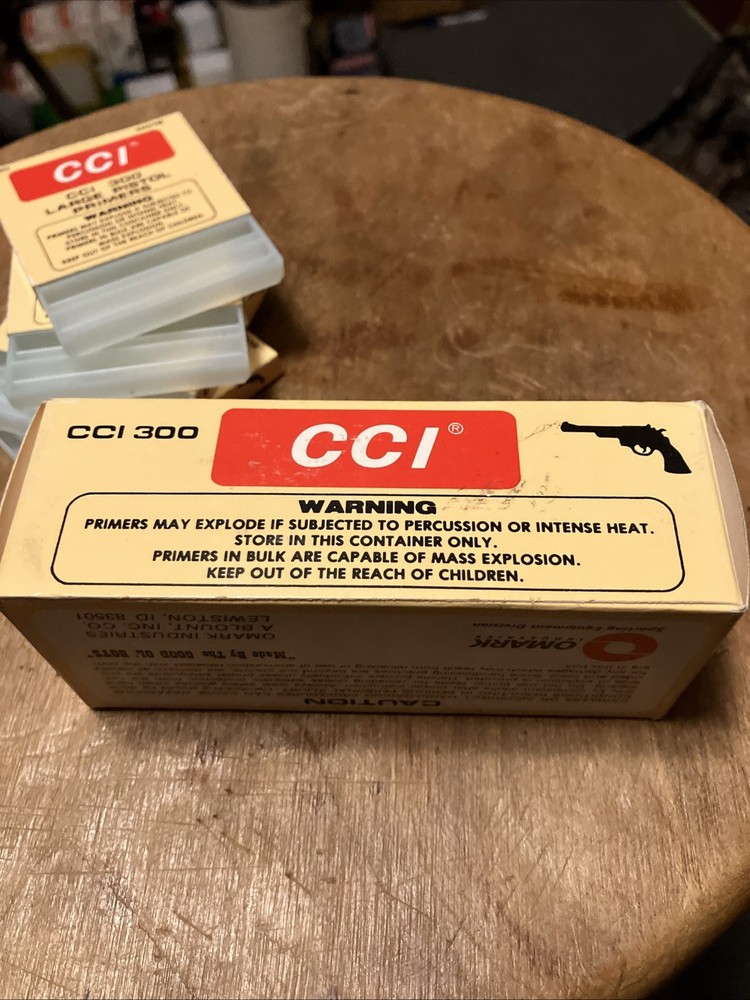 Vintage CCI 300 Large Pistol Primer Empty Boxes