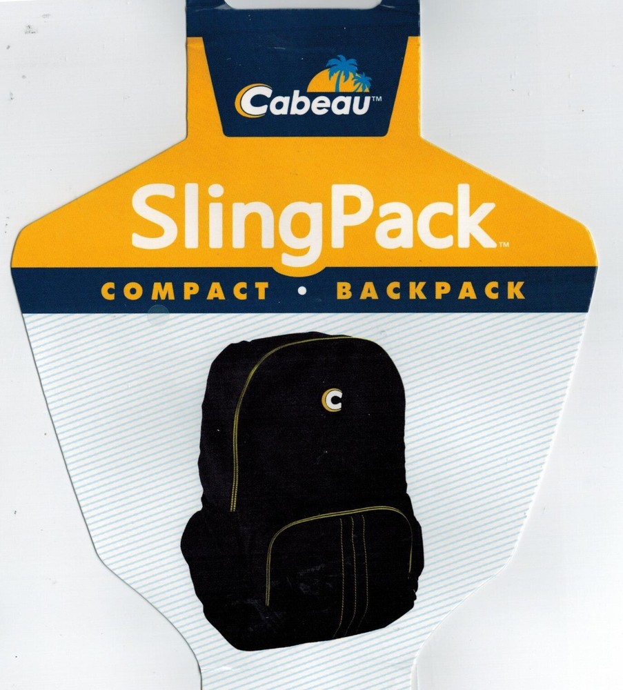 Cabeau SlingPack Compact Backpack, Day Pack, Foldable, Packable