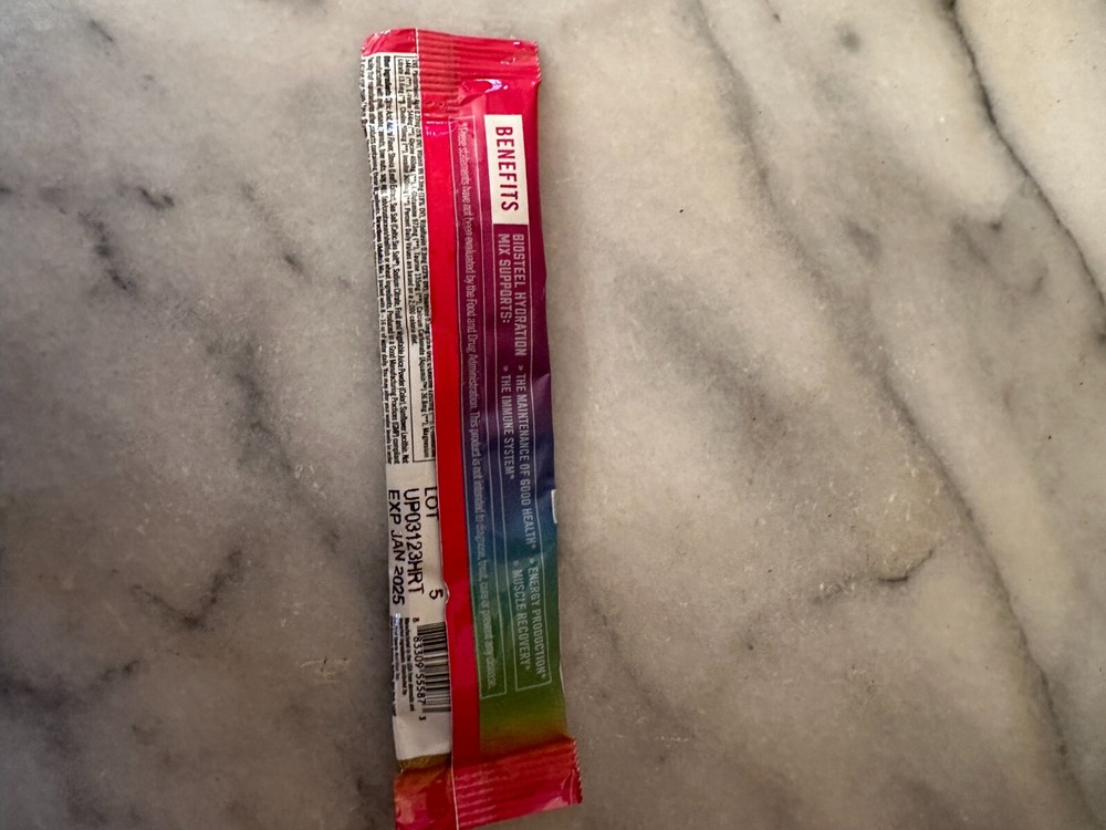 Biosteel Hydration Mix Essential Electrolytes Zero Sugar Rainbow Twist 50 Ct