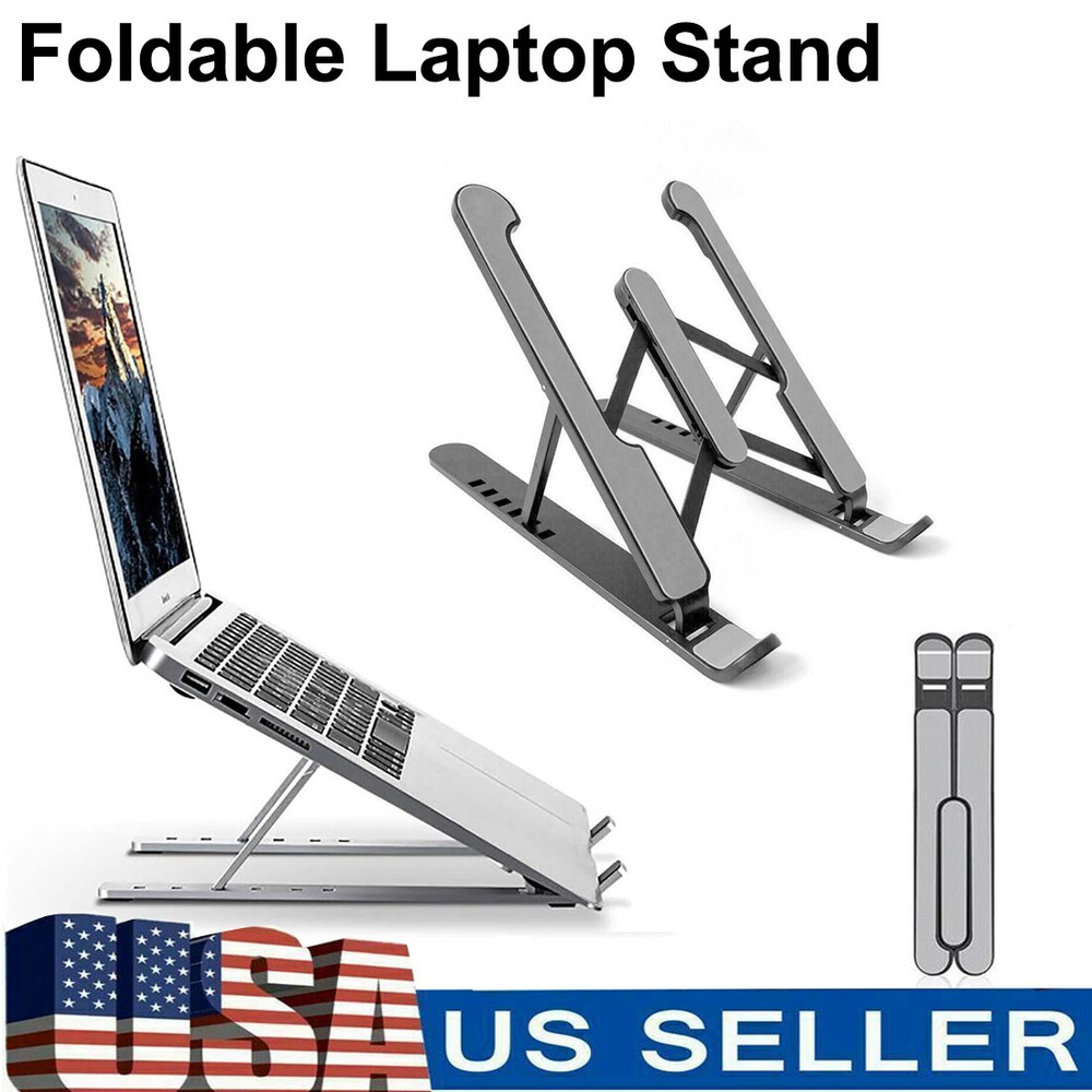 Adjustable Foldable Laptop Stand Ergonomic Notebook Riser Computer Holder Desk