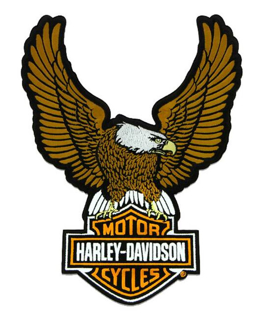Harley Davidson Patch/Patch Model Upwing Eagle Brown #8011611