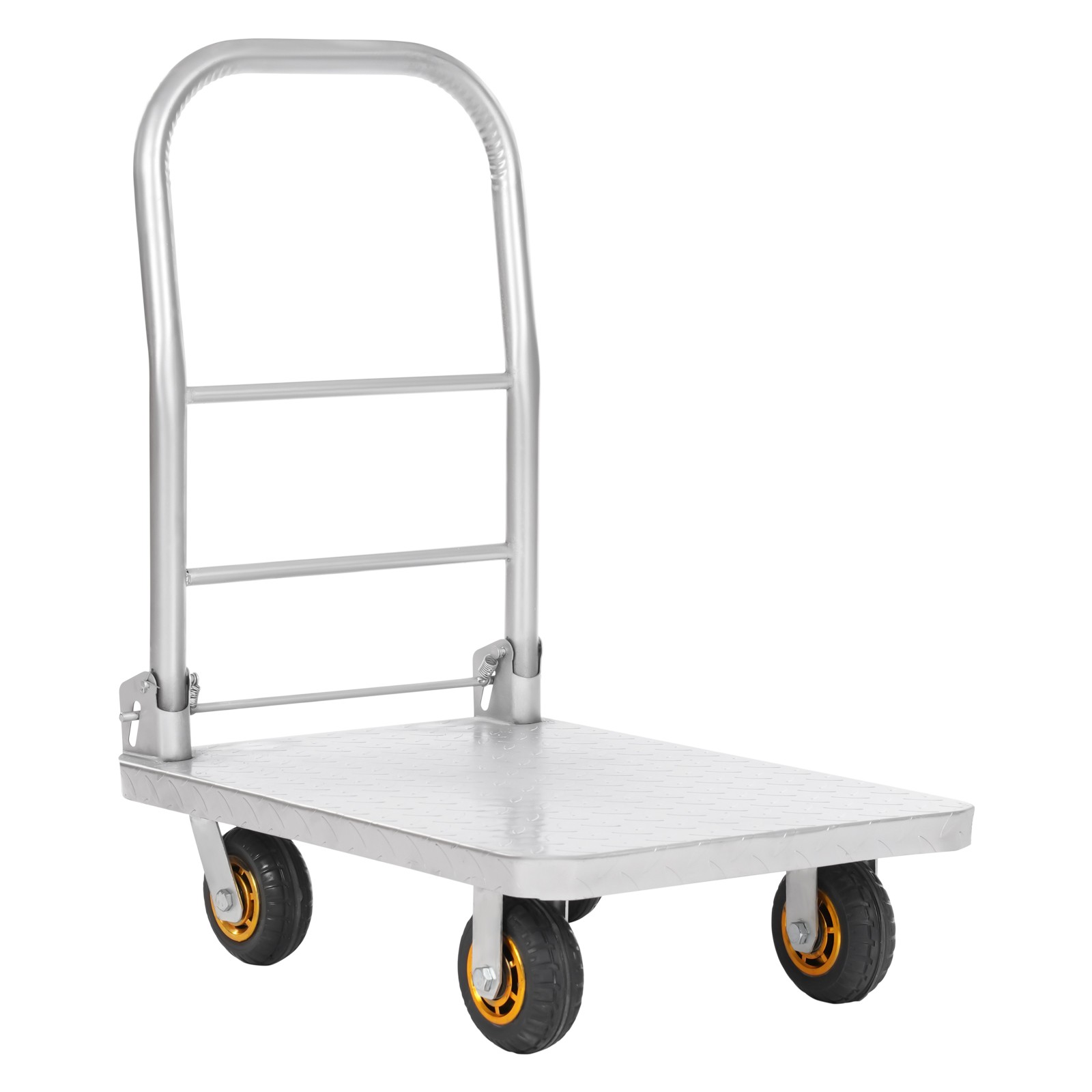 Industrial Flat Dolly Cart 2000Lbs Platform Cart Dolly Heavy Hand Truck Trolley