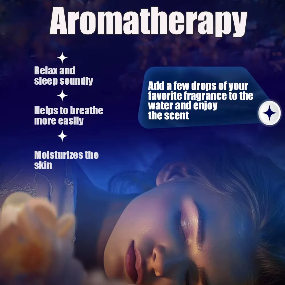 Multifunctional Air Humidifier Bluetooth Speaker Table Lamp Raindrop Effect Spea