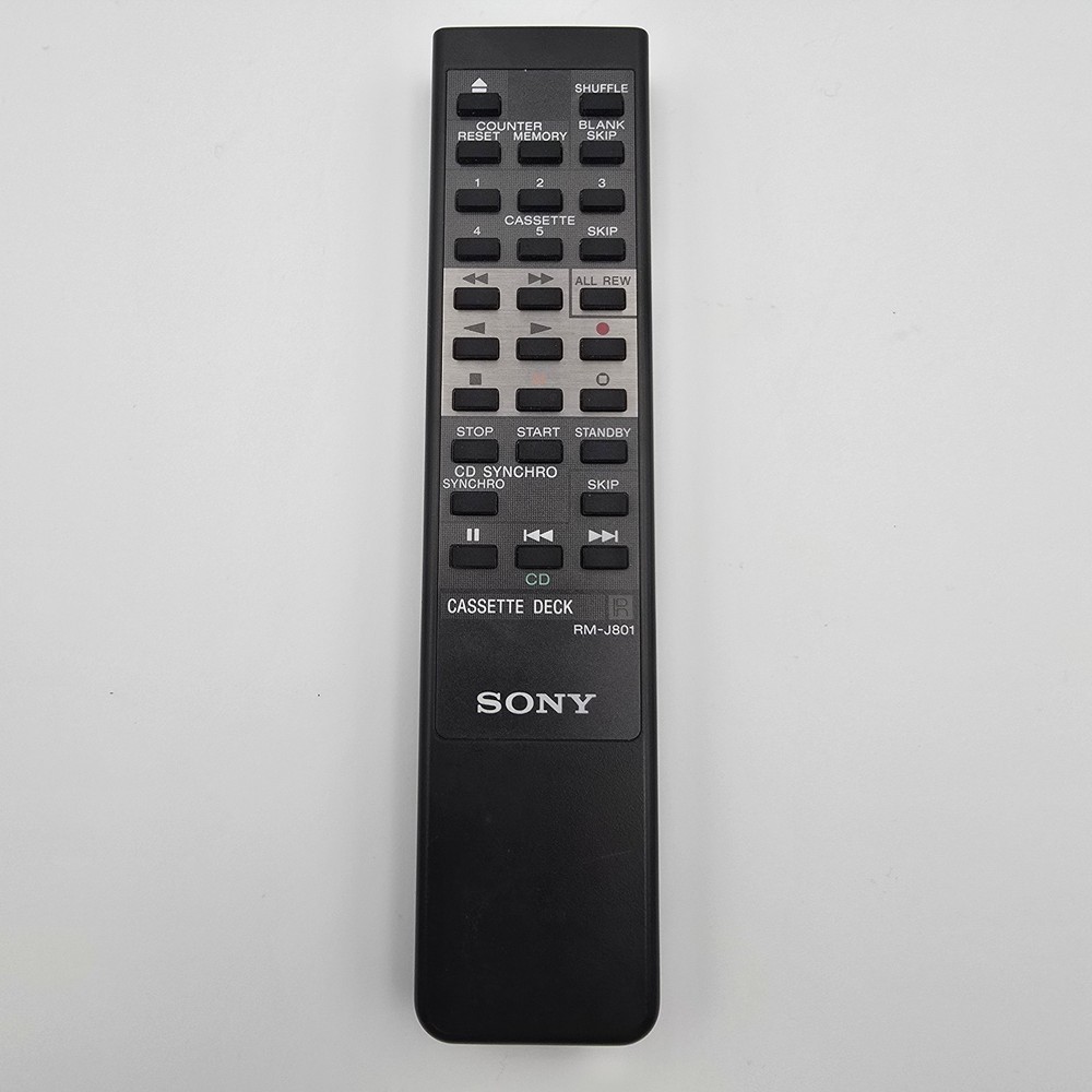 Sony RM-J801 Cassette Deck Remote Control Infrared Tested