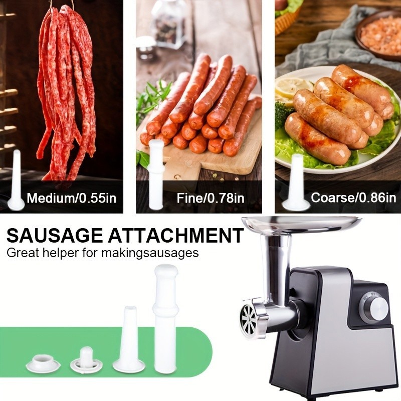 Heavy Duty 3000W Commercial Electric Meat Grinder Sausage Maker Mincer Stuffer