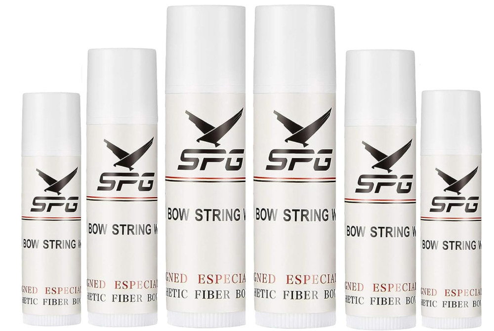 Archery 6Pcs Bow String Wax, Protective Bowstring Waterproof Rail Lube for Cross