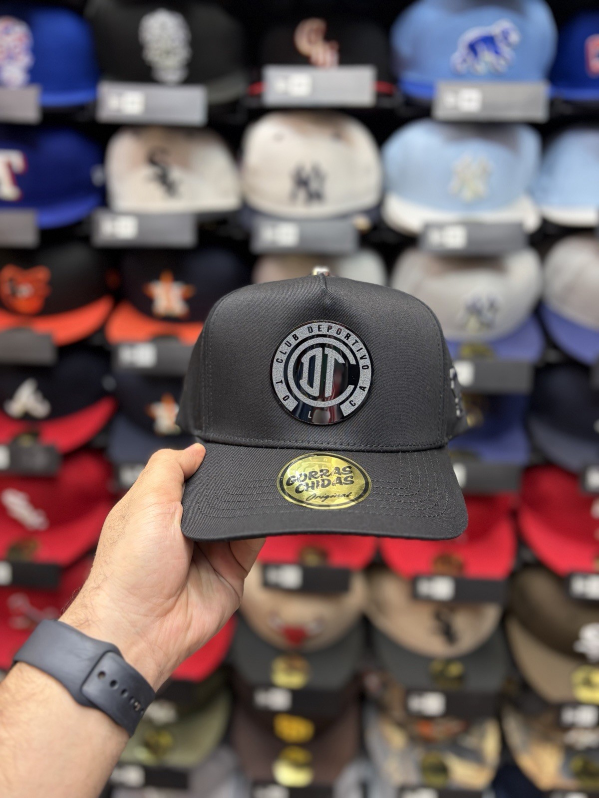 Toluca F.C Black Adjustable Snapback Hat