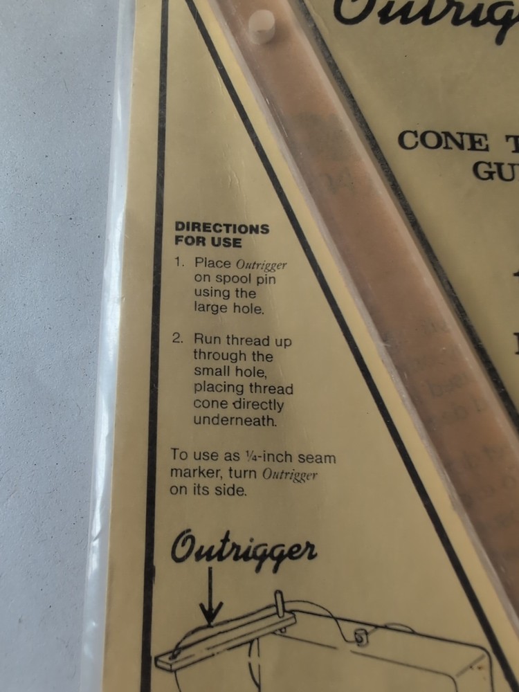 Cone Thread Guide Seam Marker
