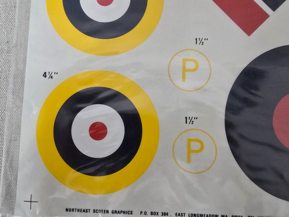 Major Decals Model Aircraft Pressure Sensitive Decals - British
