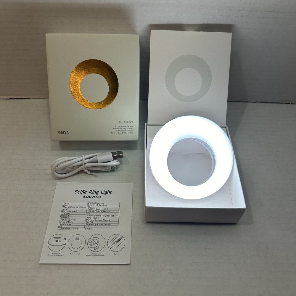 Selfie Light Ring Lights LED Circle Light Cell Phone Laptop Camera