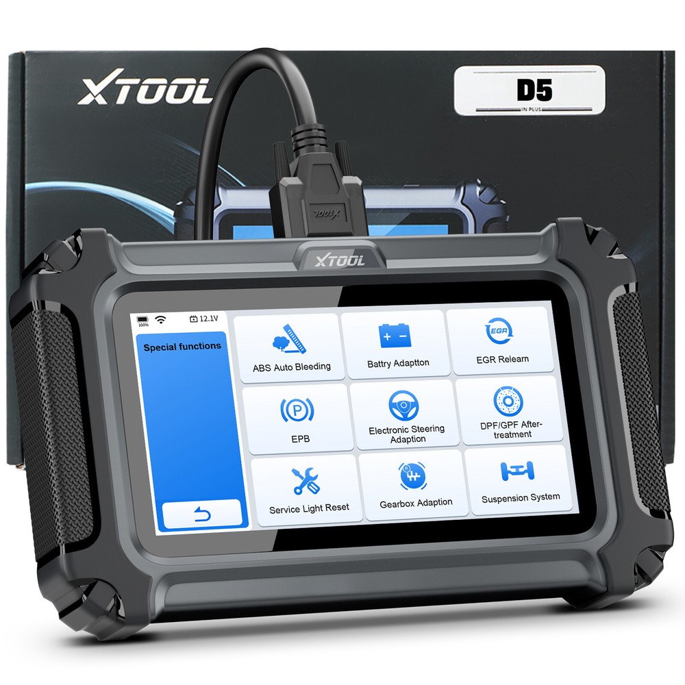 2026 XTOOL D5 Code Reader For Engine ABS SRS Transmission F.CA CANFD Free Update