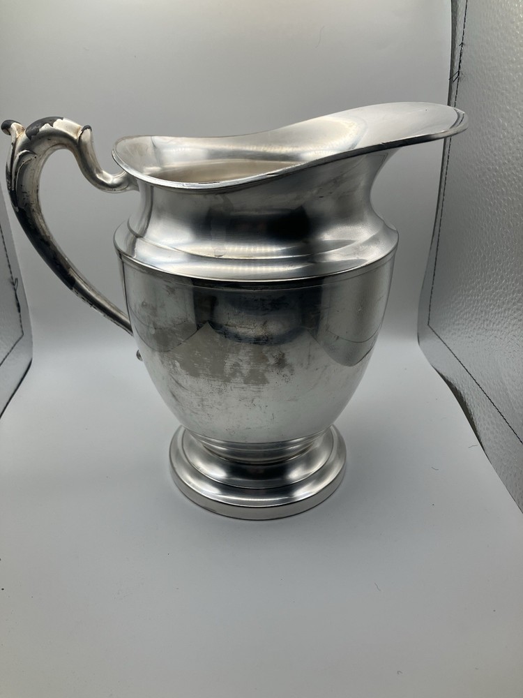 Vintage Calvin + BM Co 9103 Silver Played Water Pitcher
