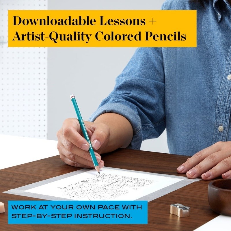 Technique Colored Pencils 24 Count Drawing Set Fireworks Tutorials Blending Art
