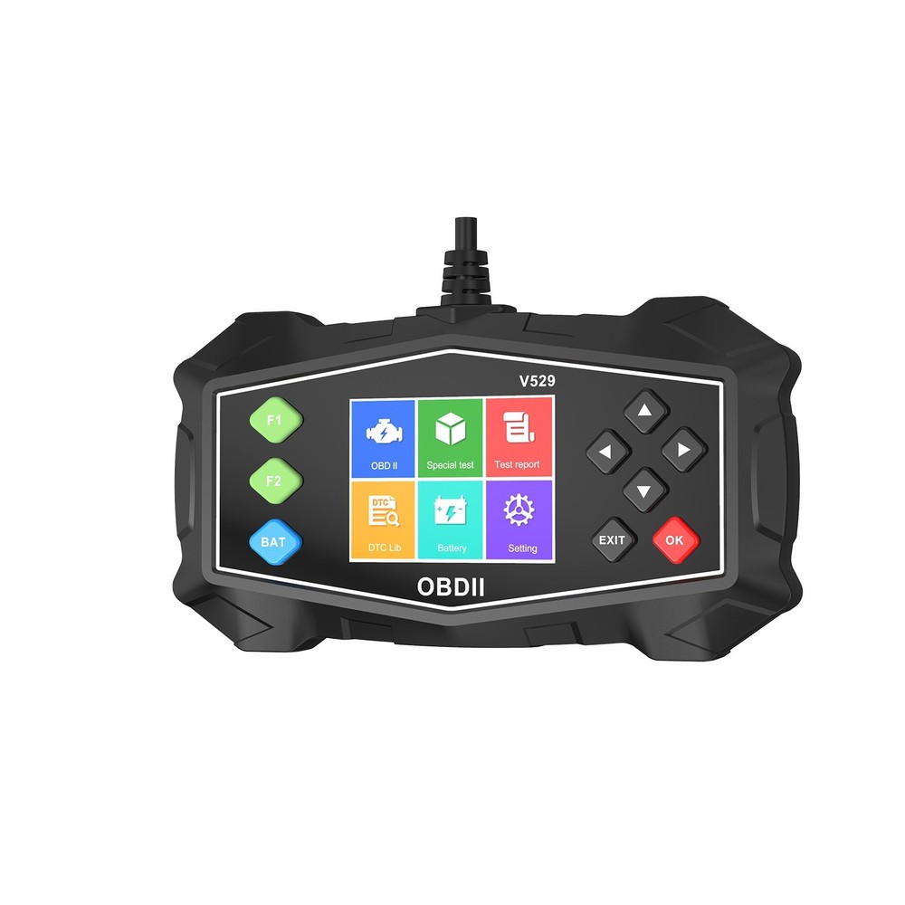 V529 OBD2 Scanner Car Diagnostic Scan Tool ABS Code Reader Battery VOLT Test