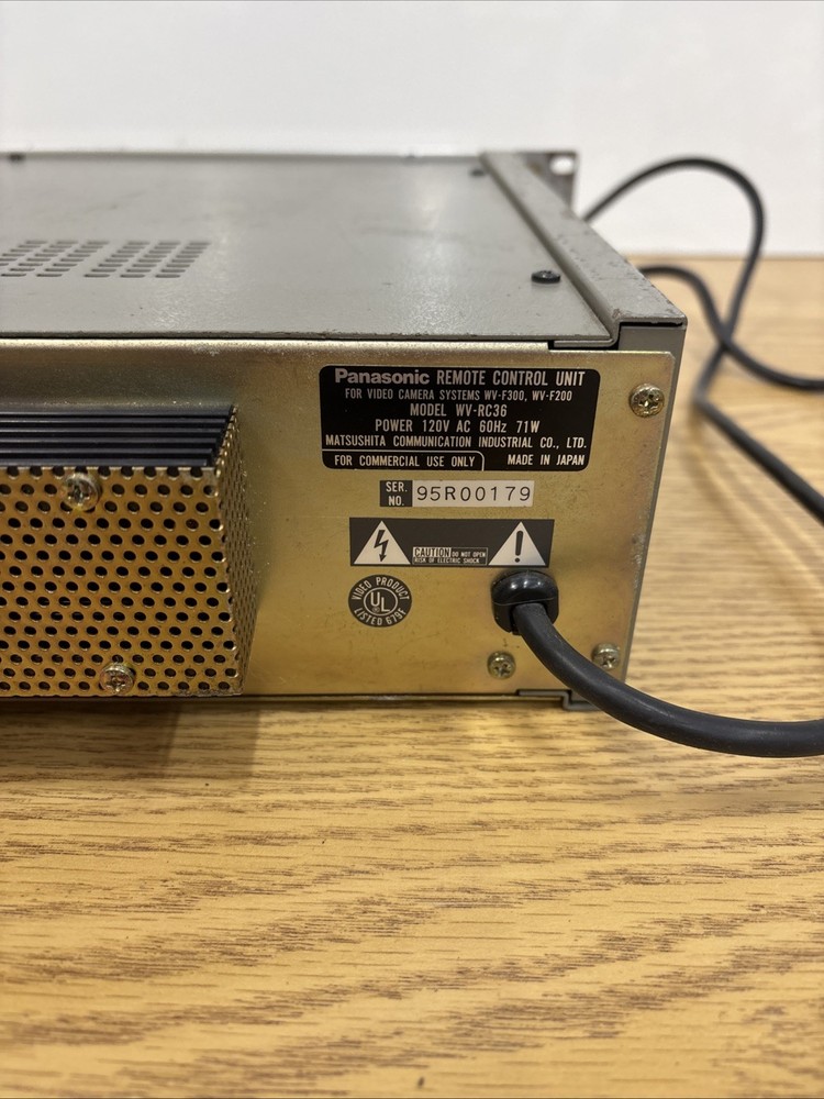 Panasonic WV-RC36 Remote Control Unit ***Turns On
