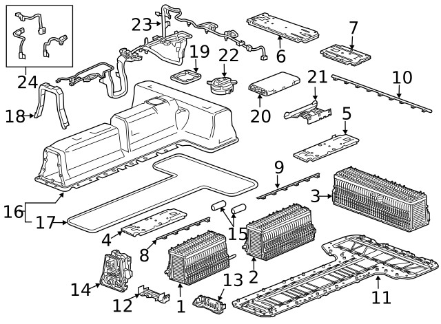 Genuine GM Interface Control Module Bracket 23110131