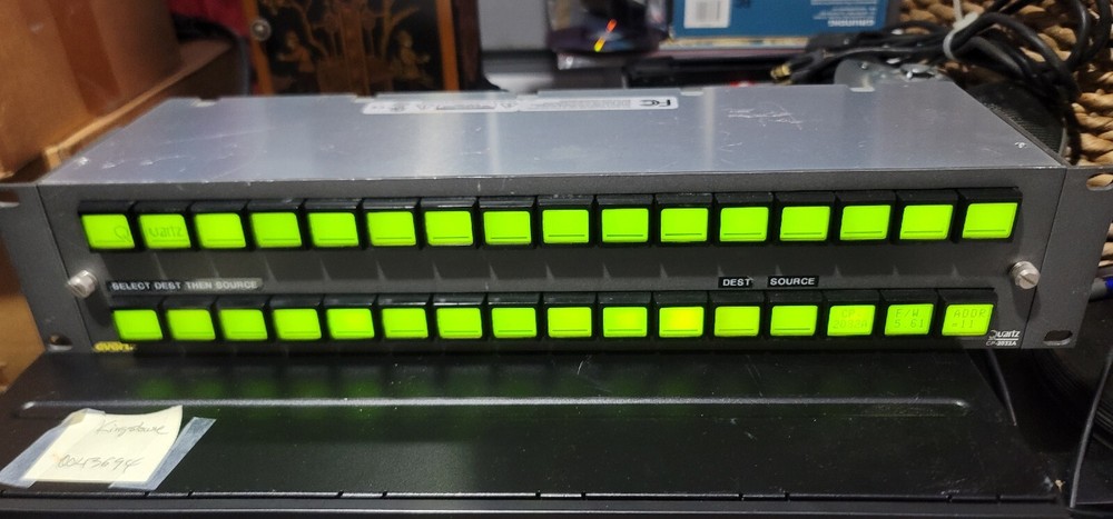 Evertz cp2048a router matrix panel
