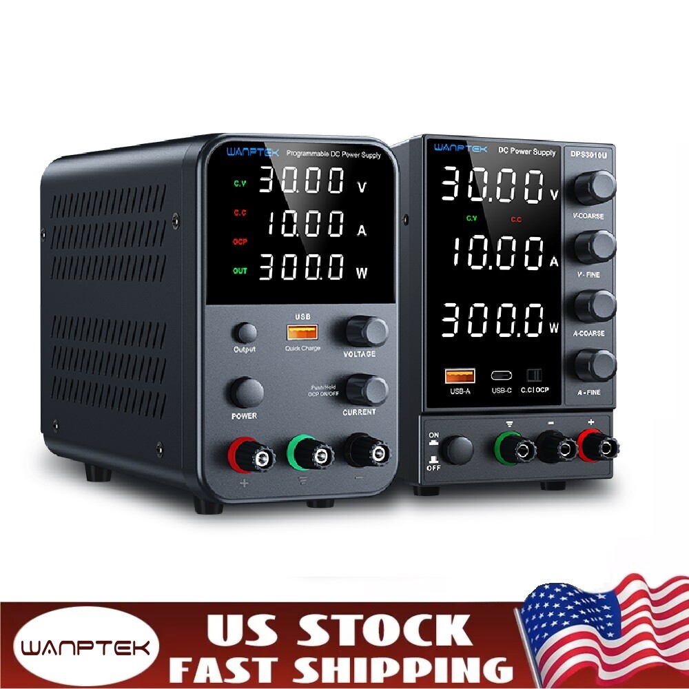 Adjustable 0-30/60/120V 0-2/3/5/10A Lab DC Power Supply Variable Bench Switching