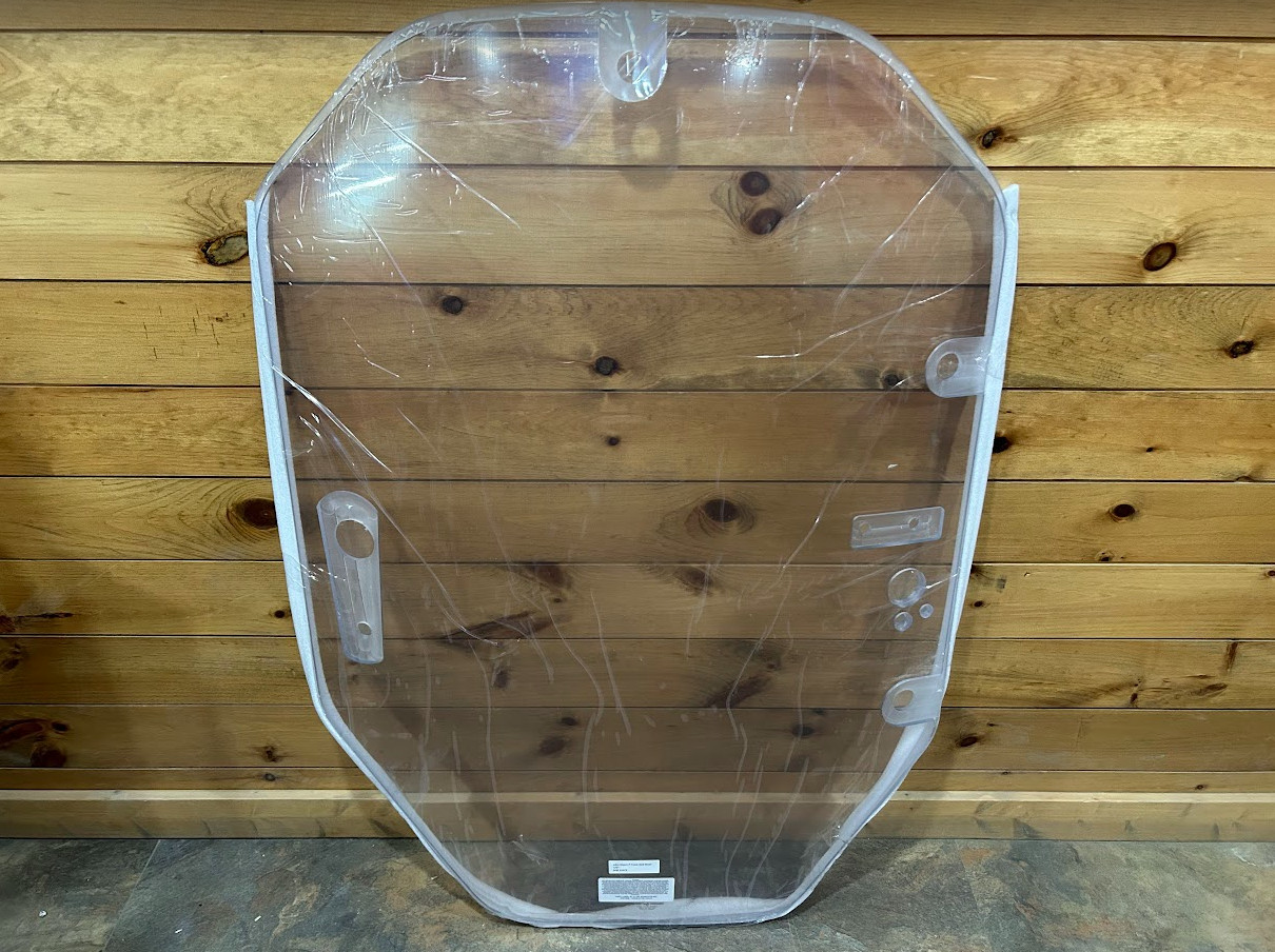 1/2" John Deere P  Series Skid Steer Door Poly Lexan Mulcher Mower Windshield