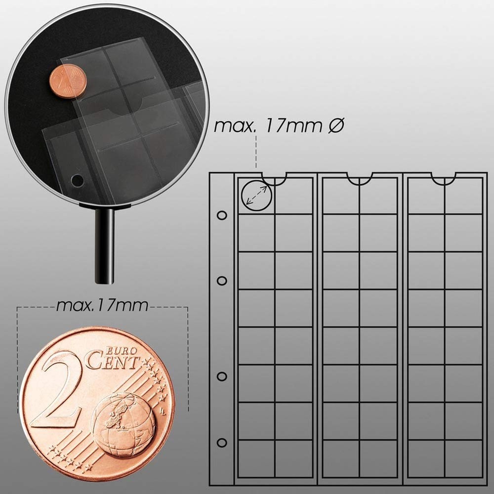 Prophila Coin Album with 4 Cases for 110 Coins