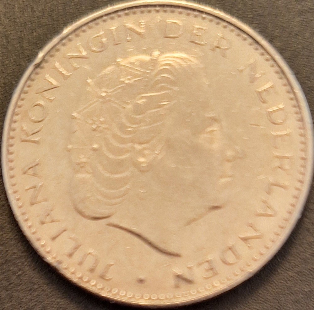 Netherlands 2 1/2 Gulden 1980 UNC