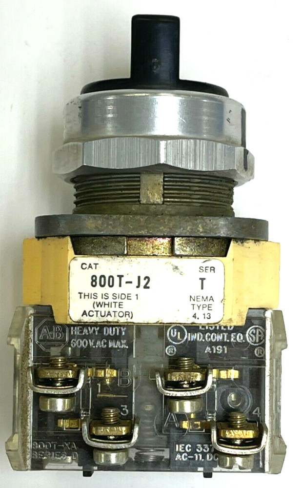 ALLEN-BRADLEY 800T-J2 SELECTOR SWITCH