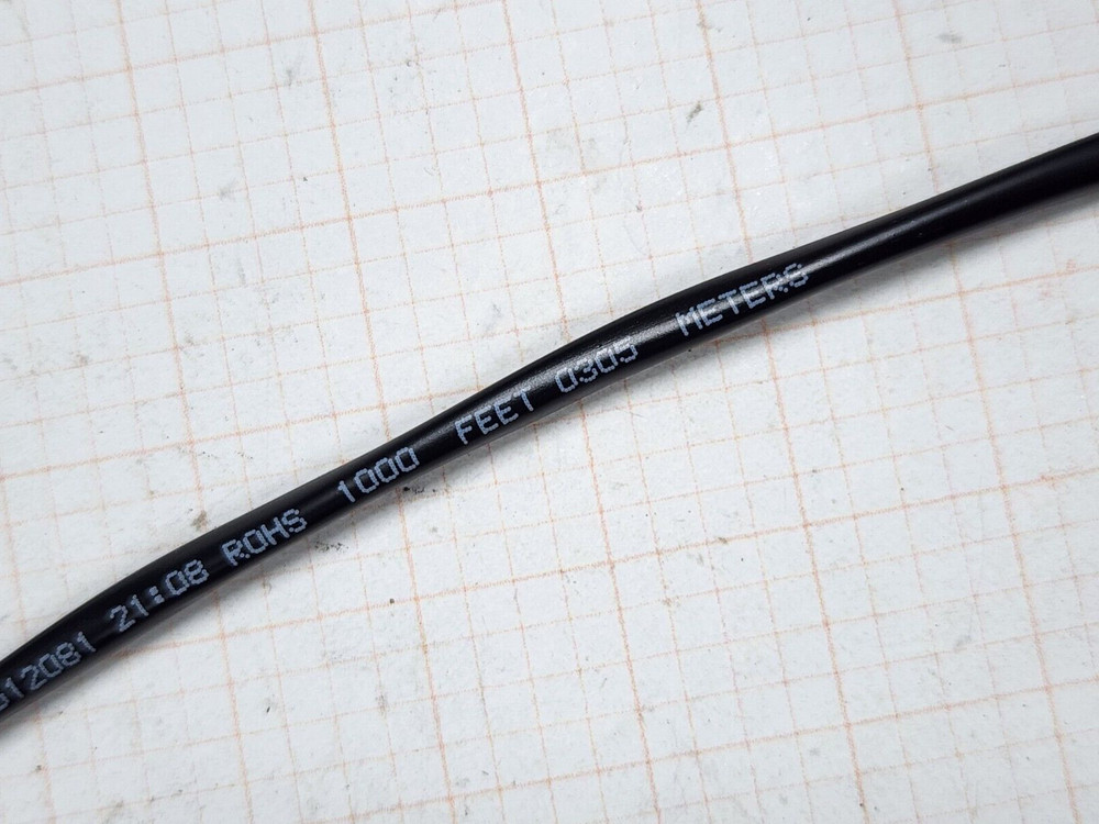 Belden 5320UE 18/2C Solid Twisted Audio/Security Cable Riser CMR Black /100ft