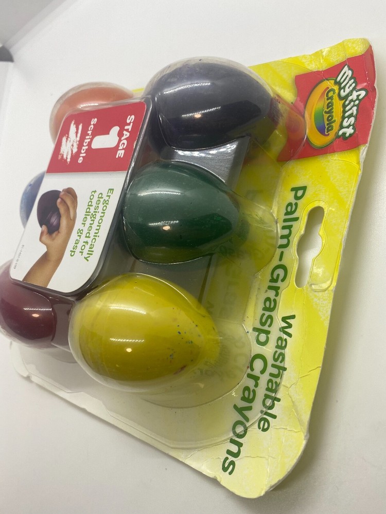 Crayola My First Palm Washable Graps Crayons 6 count