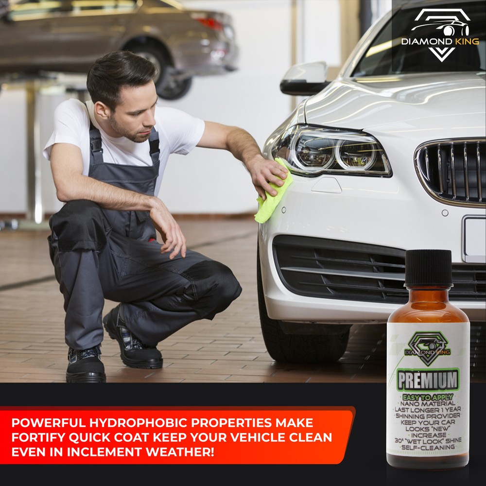 Diamond King 9H Nano Premium PLUS Ceramic Car Coating Hydrophobic High Gloss