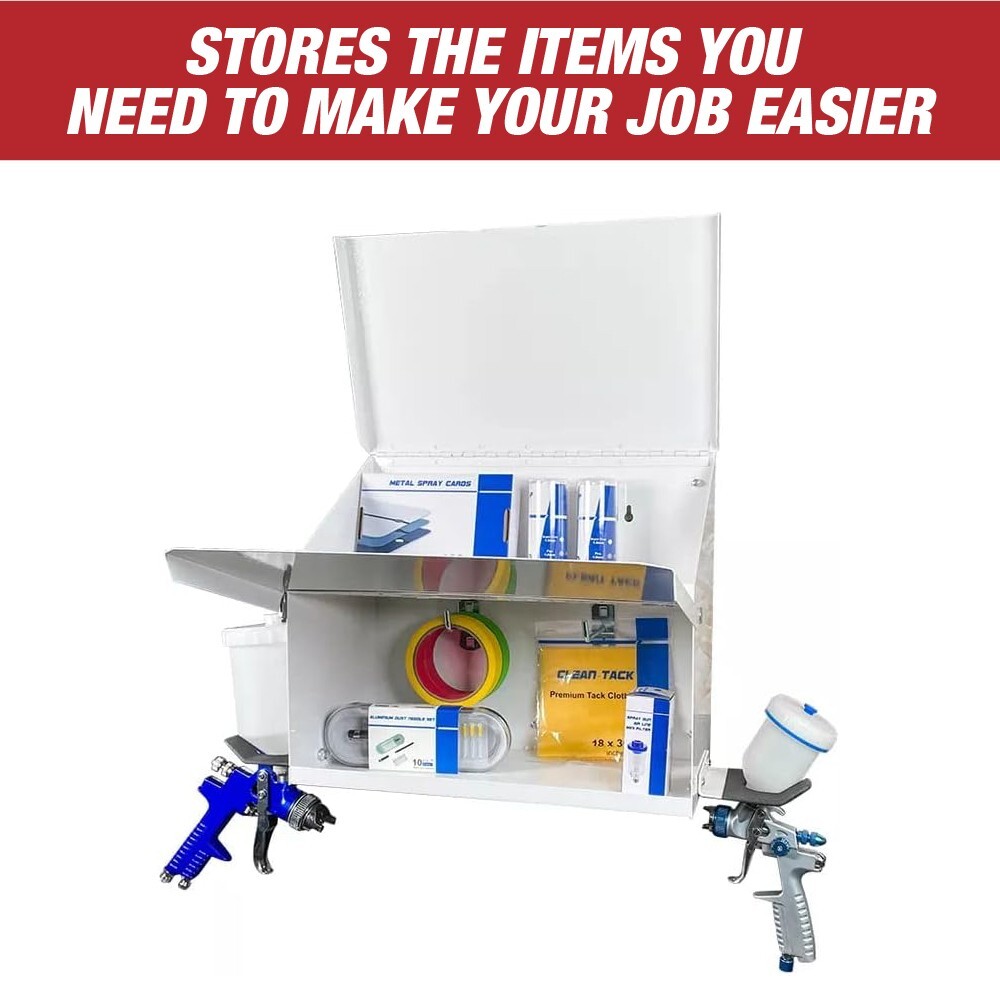 Magnetic Spray Booth Box - Double Compartment Cabinet