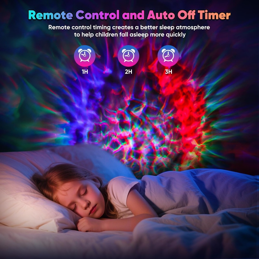 Galaxy Projector for Bedroom, Nebula Galaxy Night Light Projector with Timer ...