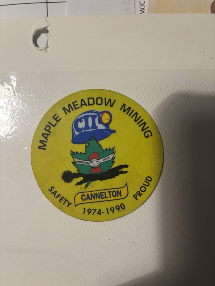 coal mining stickers nice older coal company