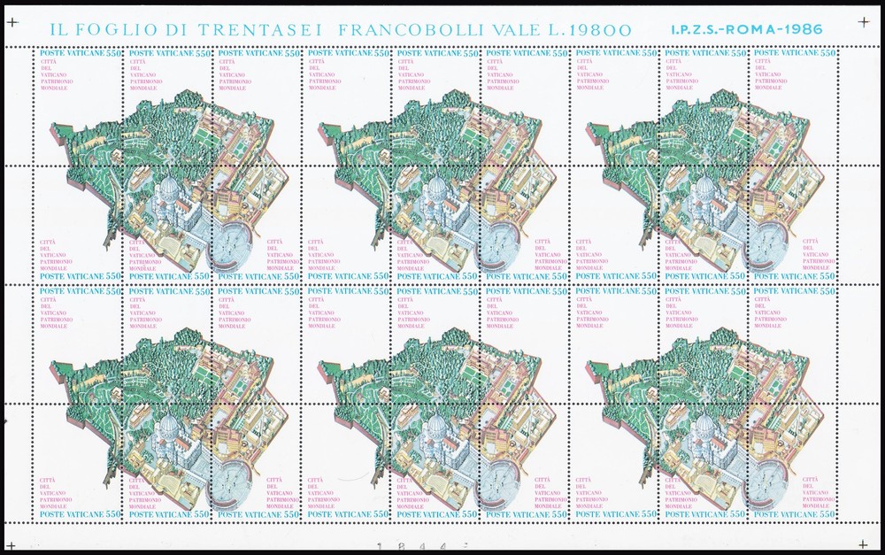 Vatican City Scott 773 Mint never hinged.