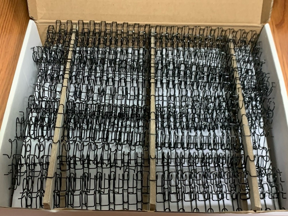 Spiral-O Wire Binding Combs 100 - 19 Loop - 7/16” - Black