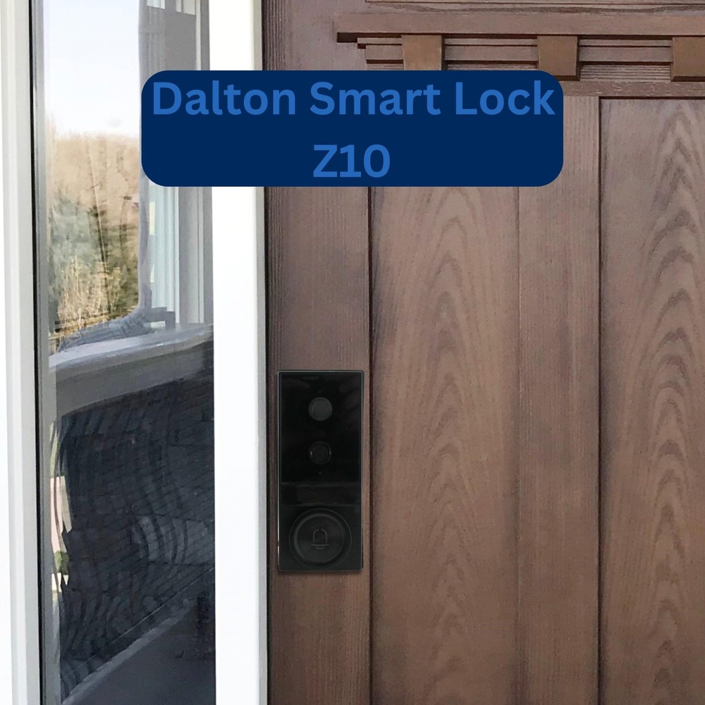 Dalton Z10 Smart Lock - WiFi, Camera, Visual Intercom, Biometric, PIN, Key