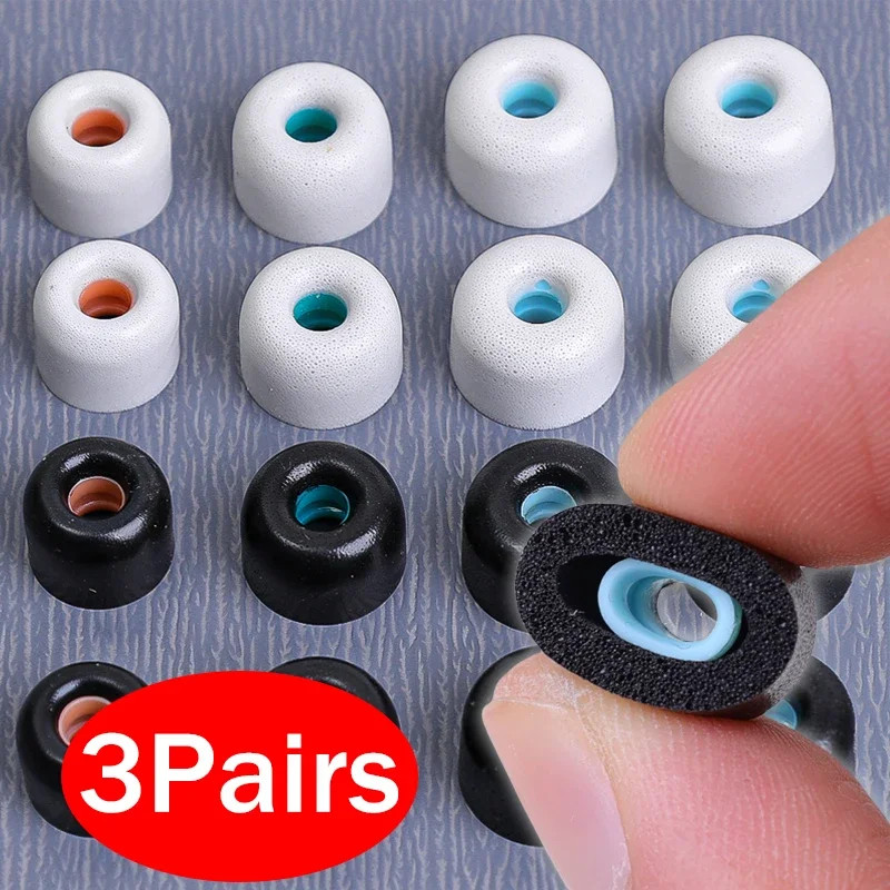 Soft Memory Foam Eartips Replacement Earplugs Ear Tips Earphone Accessories new