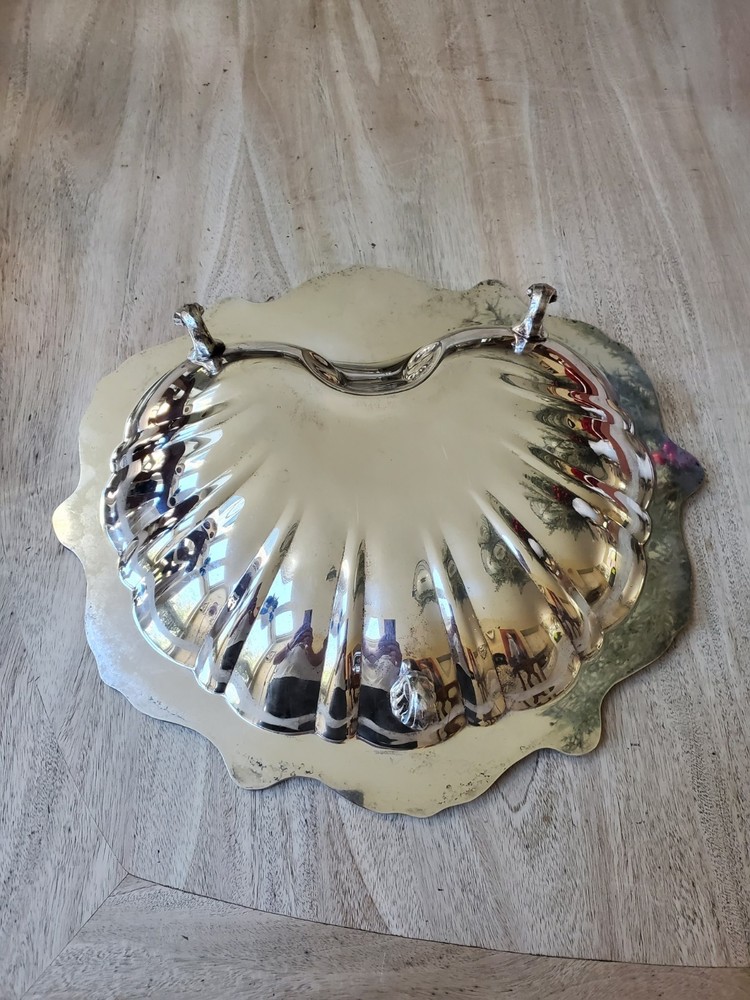 Vintage Silver Plated Serving Platter