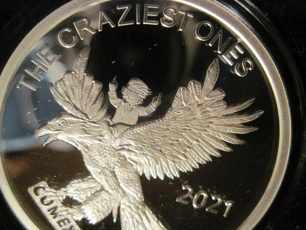 2021 THE CRAZIEST ONES PROOF SILVER SHIELD