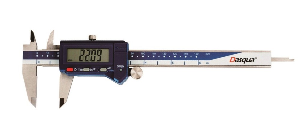 DASQUA 0-150MM/0-6" ABSOLUTE DIGITAL CALIPER (2010-1005)