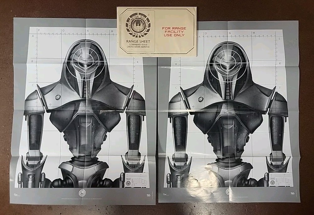 Loot Crate Exclusive Battlestar Galactica With Envelope & 2 Range Sheet