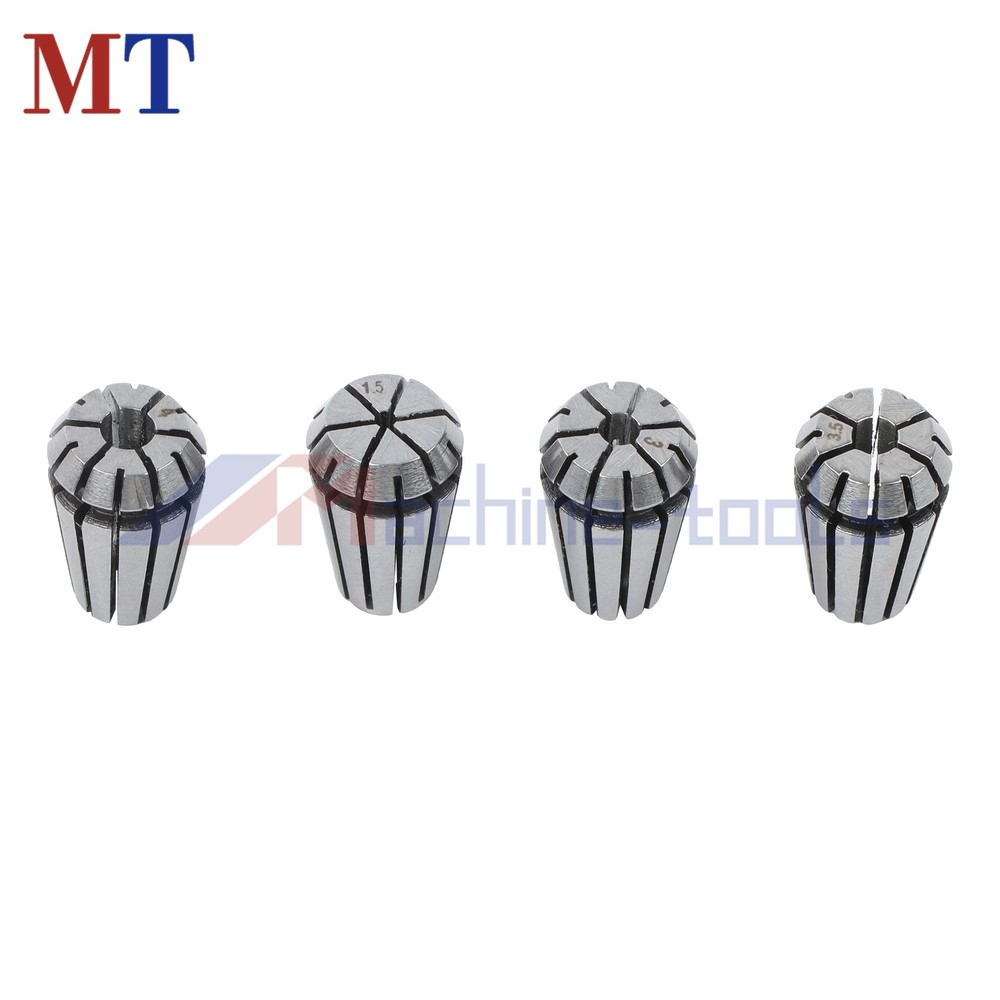 19pc ER11 Precision Collet Set for Mini CNC Mill Lathe M14 Thread Nuts
